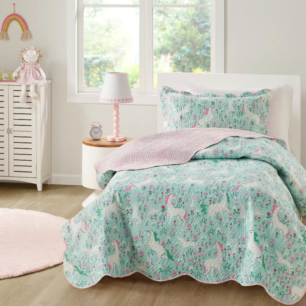 Colcha Cobre leito dupla face Solteiro decoração Premium infantil 2 peças IMPERDIVEL