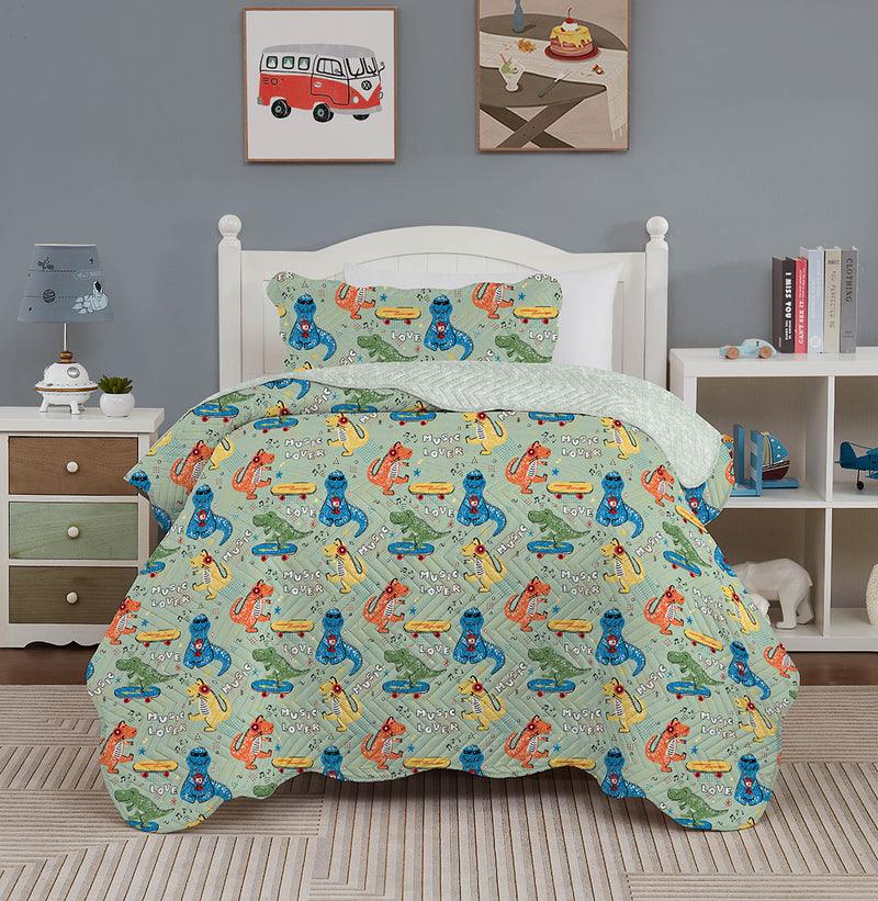 Colcha Cobre leito dupla face Solteiro decoração Premium infantil 2 peças IMPERDIVEL