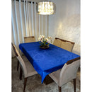 Toalha de Mesa Jacquard Luxo 6 Lugares 2,00x1,40 para Cozinha premium Várias Cores