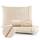 Jogo de Lençol solteiro 2 Peças 400 Fios Ponto Palito micropercal