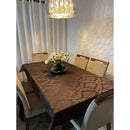 Toalha de Mesa Jacquard Luxo 6 Lugares 2,00x1,40 para Cozinha premium Várias Cores