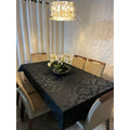 Toalha de Mesa Jacquard Luxo 6 Lugares 2,00x1,40 para Cozinha premium Várias Cores