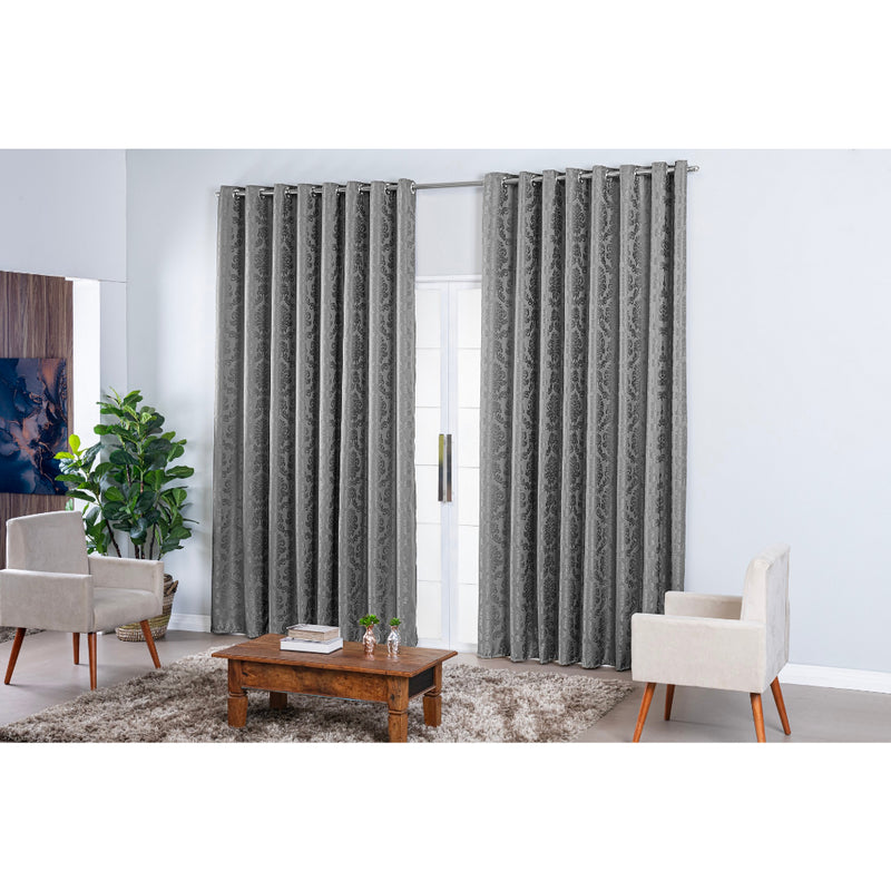Cortina Luxo Jacquard Sala E Quarto 2 80mts X 1 70mts