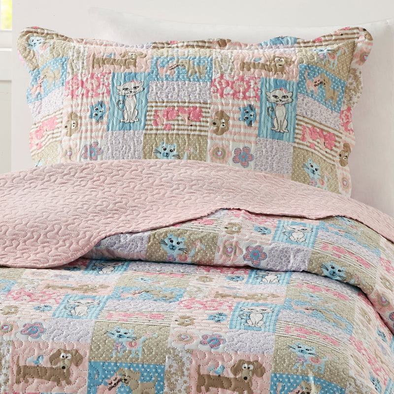 Colcha Cobre leito dupla face Solteiro decoração Premium infantil 2 peças IMPERDIVEL