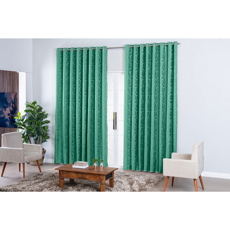 Cortina Jacquard Sala E Quarto 3 00mts X 2 50mts